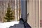 Хомут трубы металлический на камень GL ПВХ графит (RAL 7024)