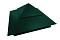 Колпак на столб двойной 390х390мм 0,5 Satin с пленкой RAL 6005 зеленый мох
