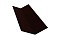Планка ендовы верхней 145х145 0,5 Satin с пленкой RR 32 темно-коричневый