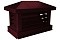 Дымник на трубу с жалюзи 520х390мм 0,5 Satin с пленкой RAL 3005