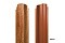 Штакетник П-образный А фигурный 0,45 PE RAL 7024 мокрый асфальт