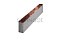 Тротуарная плитка Steingot  Садовый 1000*200*80 Бурый камень (Stein Brown)
