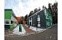 Фальц двойной стоячий Line 0,5 Satin с пленкой на замках RAL 3009 оксидно-красный