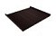 Фальц двойной стоячий Line 0,45 PE с пленкой на замках RAL 8017 шоколад