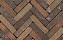 Клинкерная тротуарная брусчатка Penter Varoton mix wasserstrich tumbled, 200*50*65 мм