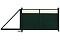 Ворота откатные Эстет Плюс 2,4х4,5 RAL 6005/1014