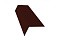 Планка карнизная широкая 100х85 0,5 Satin с пленкой RR 32 темно-коричневый